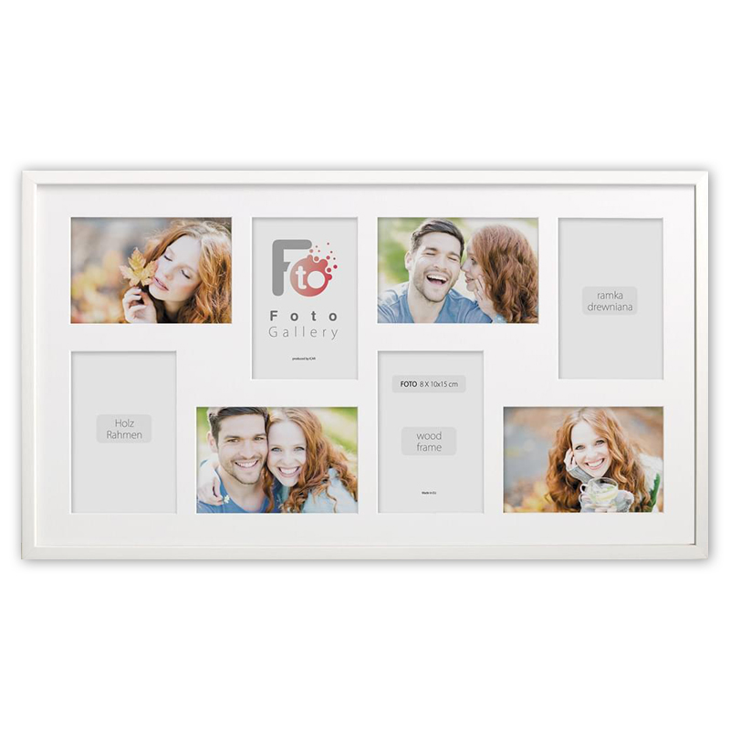 Holzrahmen FOTO GALERIA WHITE weiß